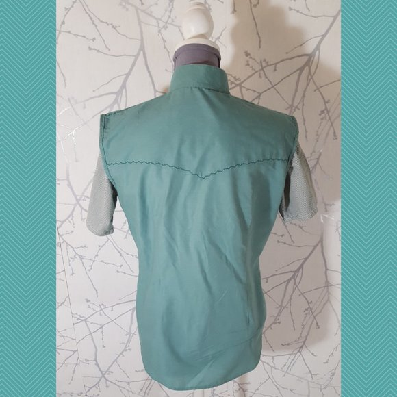 Marigold Riding Apparel VTG Reversible Western Equestrian Shirt - Picture 5 of 6